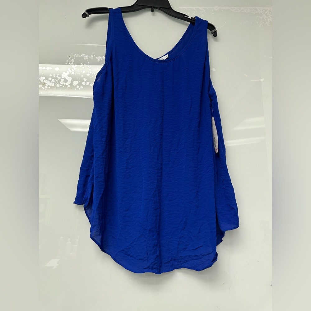 Boutique Brand Womens Tank in Exotic Blue New With tags Size 0X